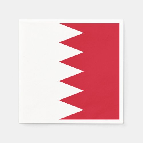 Patriotic Flag of Bahrain Napkins