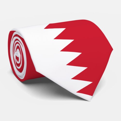 Patriotic Flag of Bahrain Neck Tie