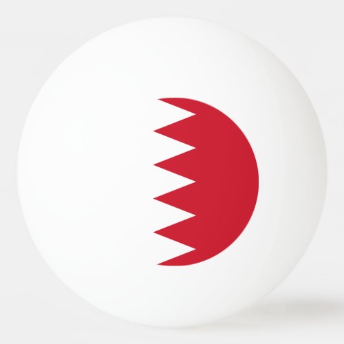 Patriotic Flag of Bahrain Ping Pong Ball