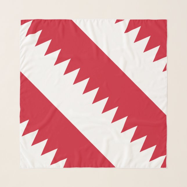 Patriotic Flag of Bahrain Scarf (Front)