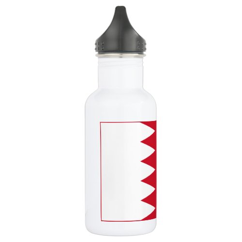 Patriotic Flag of Bahrain Stainless Steel Water Bottle