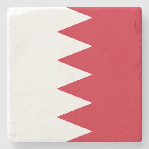 Patriotic Flag of Bahrain Stone Coaster