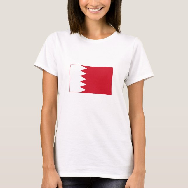 Patriotic Flag of Bahrain T-Shirt (Front)