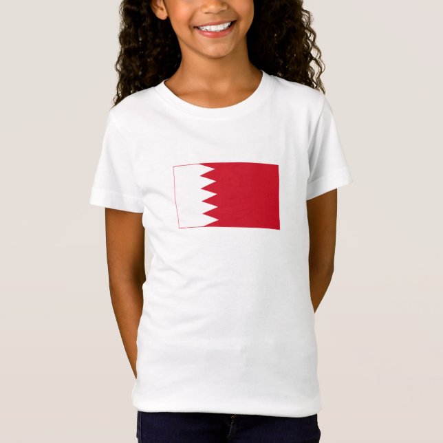 Patriotic Flag of Bahrain T-Shirt (Front)