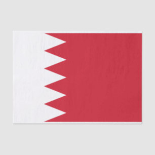 Patriotic Flag of Bahrain Tissue Paper