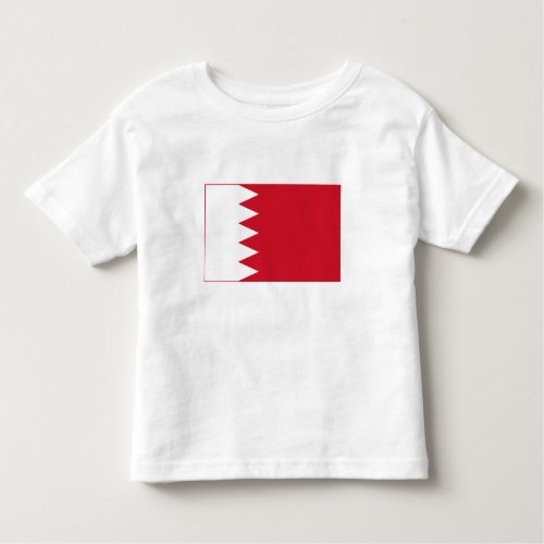 Patriotic Flag of Bahrain Toddler T_shirt
