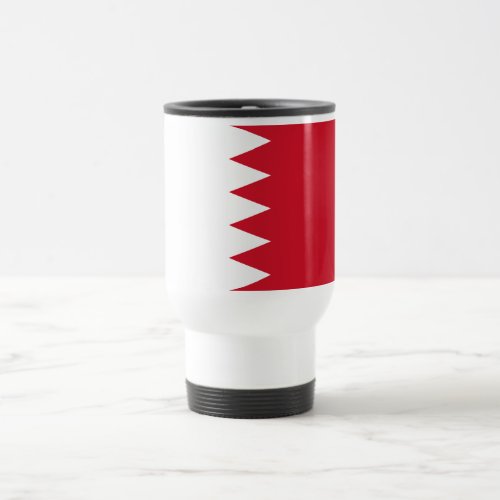 Patriotic Flag of Bahrain Travel Mug