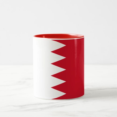 Patriotic Flag of Bahrain Two_Tone Coffee Mug