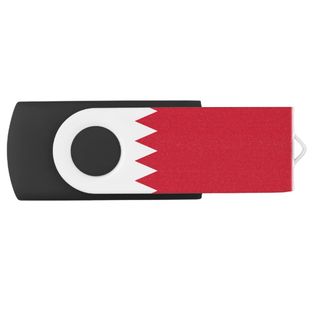 Patriotic Flag of Bahrain USB Flash Drive (Front)