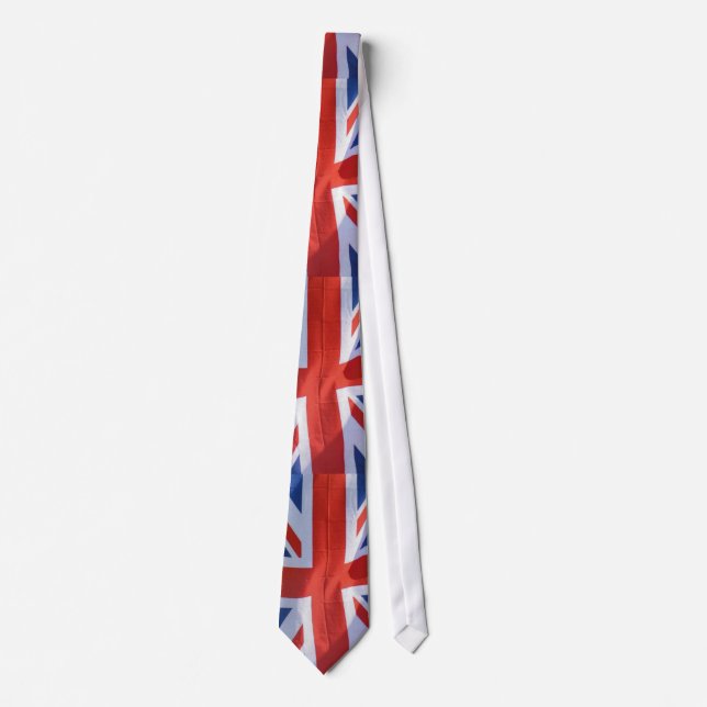 Patriotic Flag of Britain, Union Jack, Union Flag Neck Tie (Front)