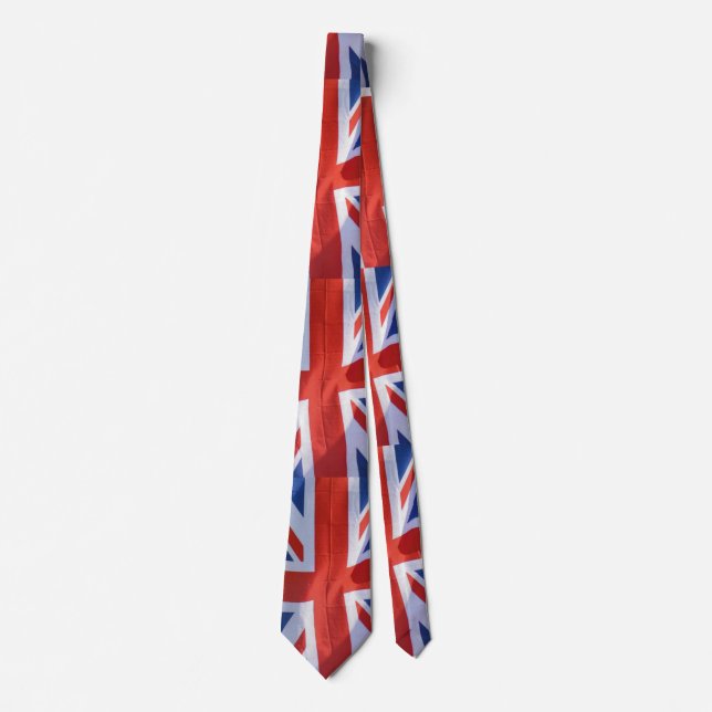 Patriotic Flag of Britain, Union Jack, Union Flag Neck Tie (Front)