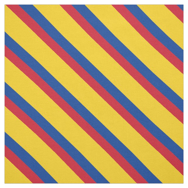 Patriotic: Flag of Colombia Fabric (Swatch)