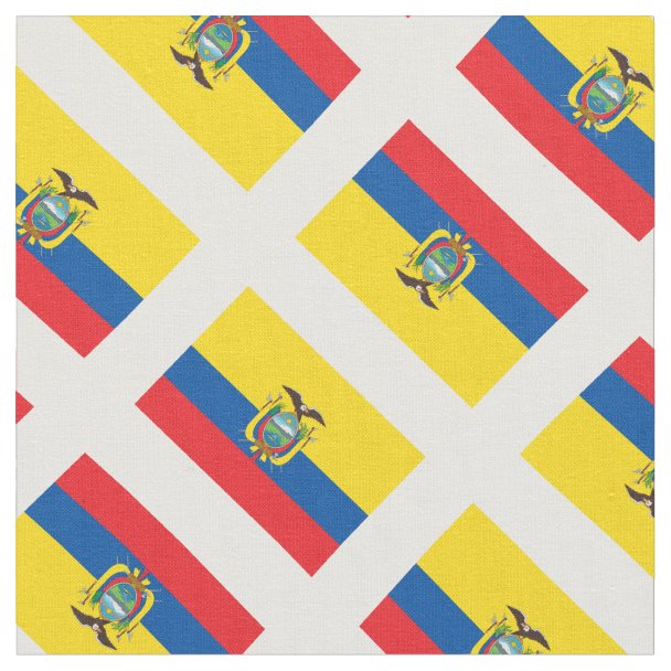 Flag Of Ecuador Fabric 