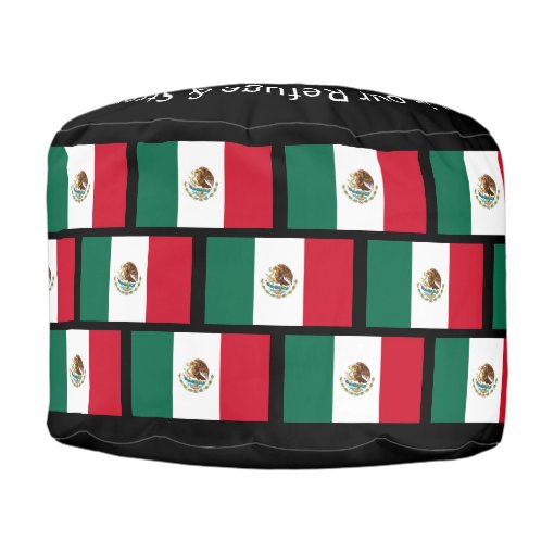 Patriotic | FLAG OF MEXICO Custom | Photo Pouf | Zazzle