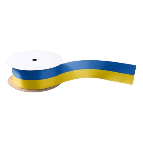Patriotic Flag of Ukraine Satin Ribbon