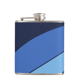 Patriotic flask with Flag of Columbia, SC
