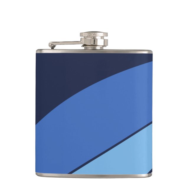 Patriotic flask with Flag of Columbia, SC (Front)