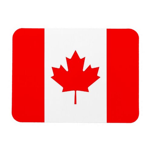 Patriotic flexible magnet with flag of Canada