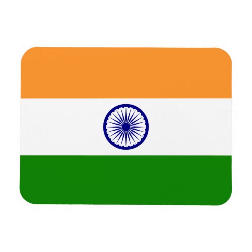 Patriotic flexible magnet with flag of India