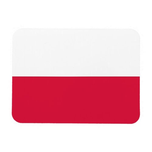 Patriotic flexible magnet with flag of Poland