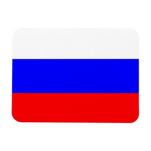 Patriotic flexible magnet with flag of Russia