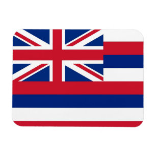 Patriotic flexible magnet with Hawaii flag