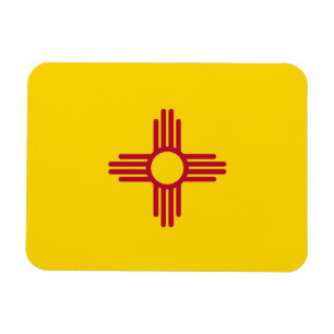 Patriotic flexible magnet with New Mexico flag