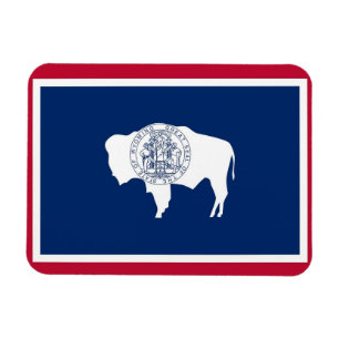 Patriotic flexible magnet, Wyoming State flag Magnet