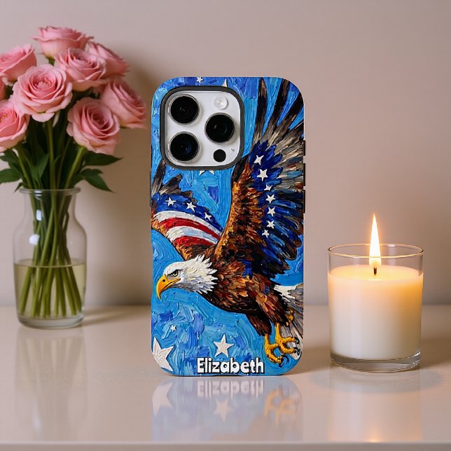 Patriotic Flight, Starry Sky Case-Mate iPhone Case (Creator Uploaded)
