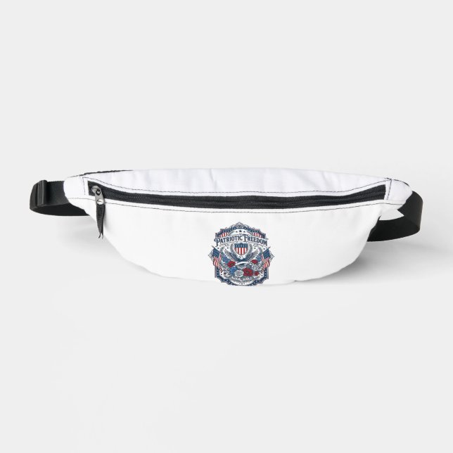 Patriotic Florist Vector Graphic Tee_1 Fanny Pack (Front)