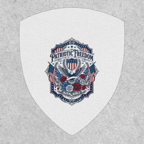 Patriotic Florist Vector Graphic Tee_1 Patch