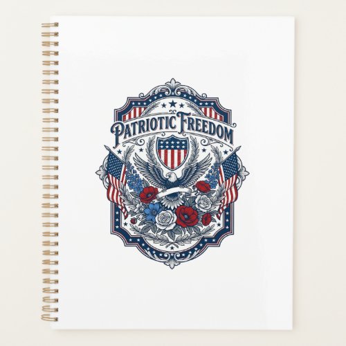 Patriotic Florist Vector Graphic Tee_1 Planner