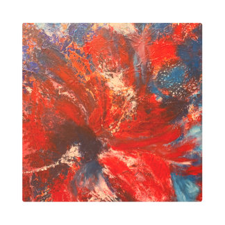 Patriotic Flower Metal Print