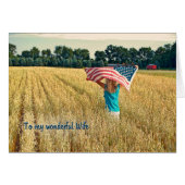 Patriotic for Wife (Front Horizontal)