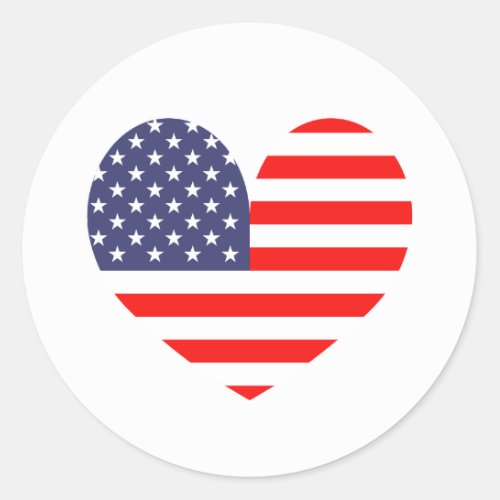 Patriotic Fourth 4th of July party favor stickers