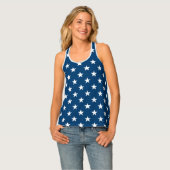 Patriotic Fourth 4th of July tank top for women (Front Full)