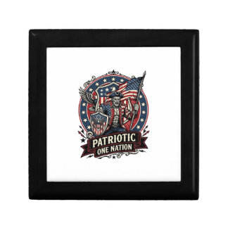 Patriotic Frankenstein Freedom Brute Horror Monste Gift Box