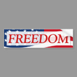 Patriotic Freedom American Flag Decal