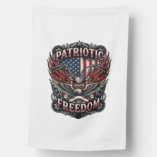 Patriotic Freedom Handlebars Biker Road Freedom Pa House Flag