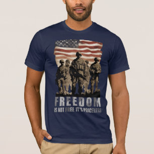 Patriotic Freedom is Not Free it's Priceless T-Shirt