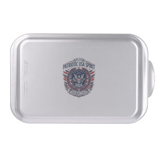 Patriotic Freedom Shield Liberty Icons & Symbols V Cake Pan
