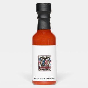 Patriotic Freedom Shield Liberty Icons & Symbols V Hot Sauces