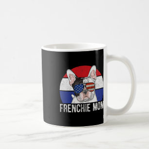Patriotic French Bulldog Frenchie American Flag 4t Coffee Mug