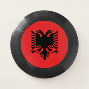 Patriotic Frisbee with Flag of Albania