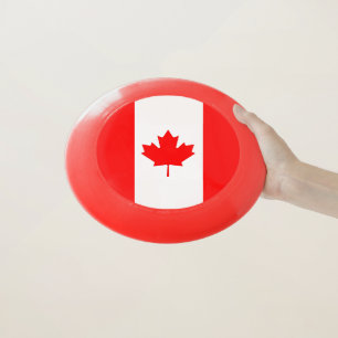 Patriotic Frisbee with Flag of Canada