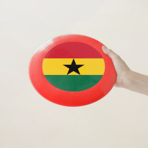 Patriotic Frisbee with Flag of Ghana