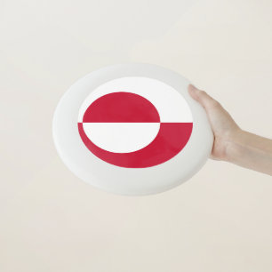 Patriotic Frisbee with Flag of Greenland