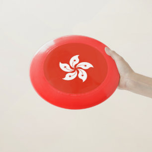 Patriotic Frisbee with Flag of Hong Kong