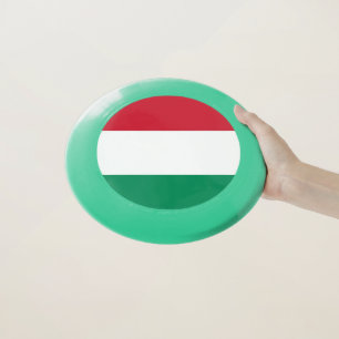 Patriotic Frisbee with Flag of Hungary