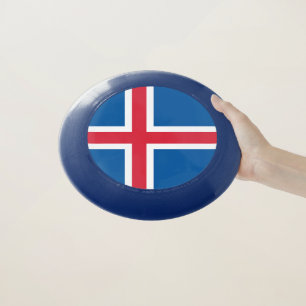 Patriotic Frisbee with Flag of Iceland